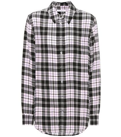 Equipment Reese Plaid Silk Shirt