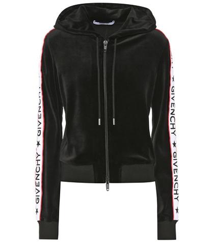 Chlo Velvet Zip-up Hoodie