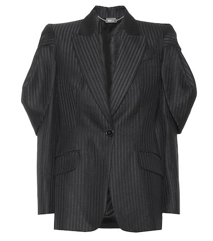 Unravel Wool-blend Pinstriped Blazer