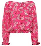 Poupette St Barth Bety Floral-printed Crop Top