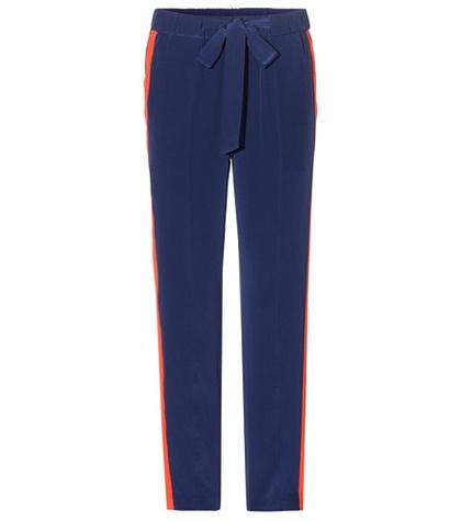 Tory Burch Desmond Silk Trousers