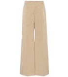Burberry Highbridge Wide-leg Cotton Trousers