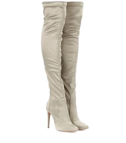Aquazzura All I Need 105 Satin Boots