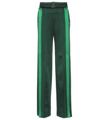 Valentino Striped Wide-leg Pants