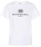 Balenciaga Logo Cotton T-shirt