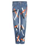 Christopher Kane Embellished Cropped Denim Jeans