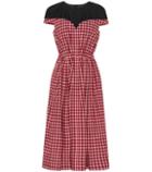 Fendi Checked Cotton Midi Dress
