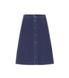 Burberry Kids Therese Denim Midi Skirt