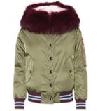 Miu Miu Fur-trimmed Down Coat