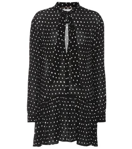 Saint Laurent Polka Dot Minidress