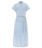 Polo Ralph Lauren Cotton And Linen Shirt Dress