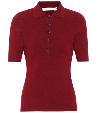 Victoria Beckham Slub Signature Polo Shirt