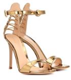 Joseph Metmeko Metallic Leather Sandals