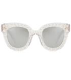Gucci Crystal-embellished Wayfarer Sunglasses