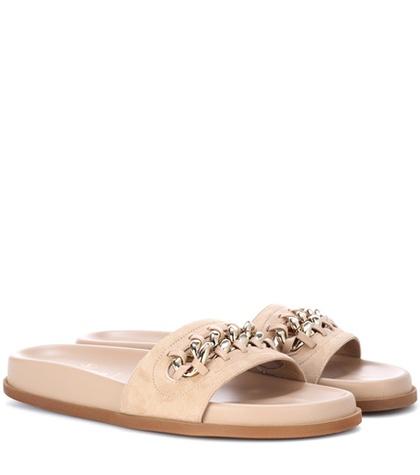 See By Chlo Valentino Garavani Suede Slides