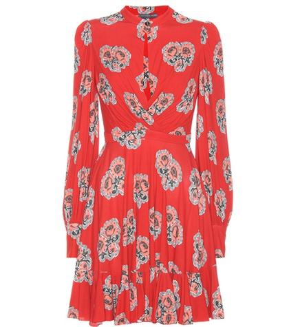 Alexander Mcqueen Floral-printed Jersey Dress