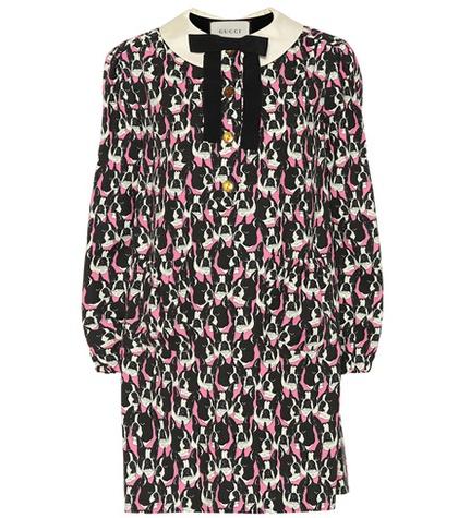 Gucci Dog-printed Cotton Dress