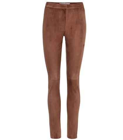 Alexander Mcqueen Suede Trousers