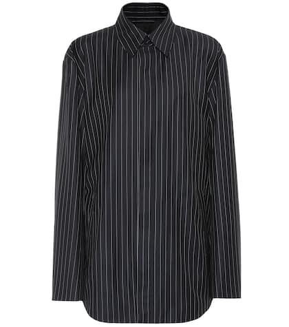 Marine Serre Striped Wool And Cashmere Jacket