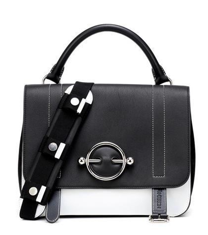 Magda Butrym Disc Satchel Leather Shoulder Bag