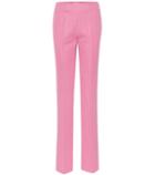 Miu Miu Printed Cotton-blend Pants