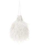 Tabitha Simmons Ostrich Feather Clutch