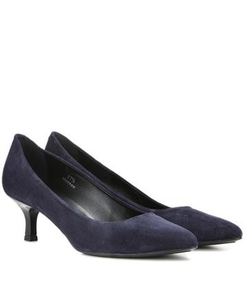 Tod's Gomma Decollete Suede Pumps