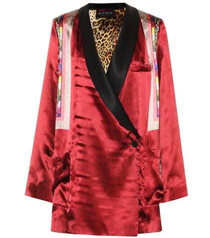 Etro Printed Satin Jacket