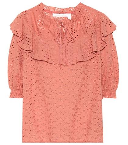 See By Chlo Cotton Eyelet Top