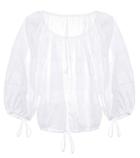Three Graces London Estelle Cotton Blouse