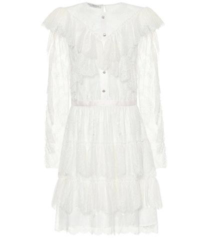 Philosophy Di Lorenzo Serafini Crystal-embellished Lace Minidress