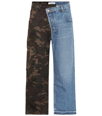 Monse Camouflage Hybrid Jeans