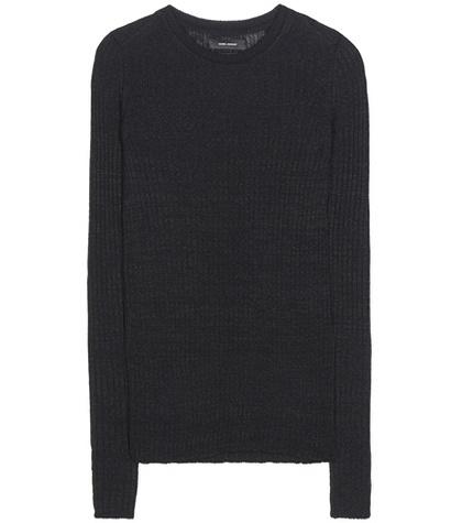Isabel Marant Dayton Linen And Wool-blend Knitted Sweater