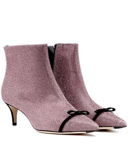 Staud Crystal-embellished Ankle Boots