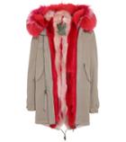 Mr & Mrs Italy Parka Midi Fur-lined Coat