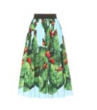 Dolce & Gabbana Exclusive To Mytheresa.com – Printed Cotton Skirt