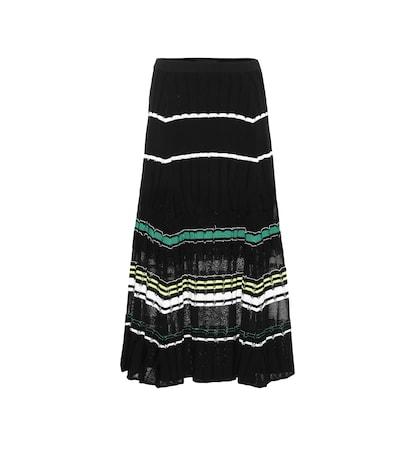 Proenza Schouler Cotton And Silk-blend Midi Skirt
