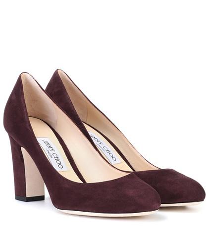 Jimmy Choo Billie 85 Suede Pumps