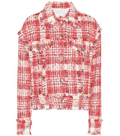 Msgm Plaid Cotton-blend Jacket