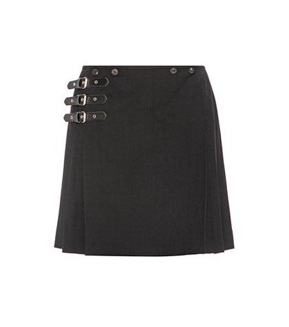Burberry Wool Crêpe Skirt