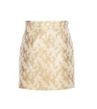 Haider Ackermann Metallic Jacquard Wool And Silk-blend Miniskirt