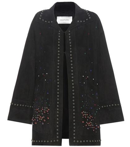 J.w.anderson Embellished Suede Jacket