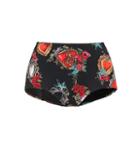 Roger Vivier Printed High-rise Bikini Bottoms
