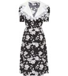 Alessandra Rich Floral-printed Faille Dress