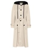 Valentino Hooded Cotton Trench Coat
