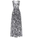 Diane Von Furstenberg Serret Paisley Cotton And Silk Dress