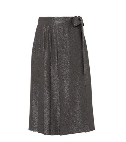 Brunello Cucinelli Metallic Skirt