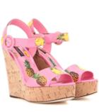 Burberry Printed Wedges