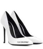 Off-white For Walking Leather Pumps
