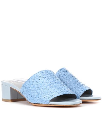 Maryam Nassir Zadeh Sophie Woven Raffia Sandals